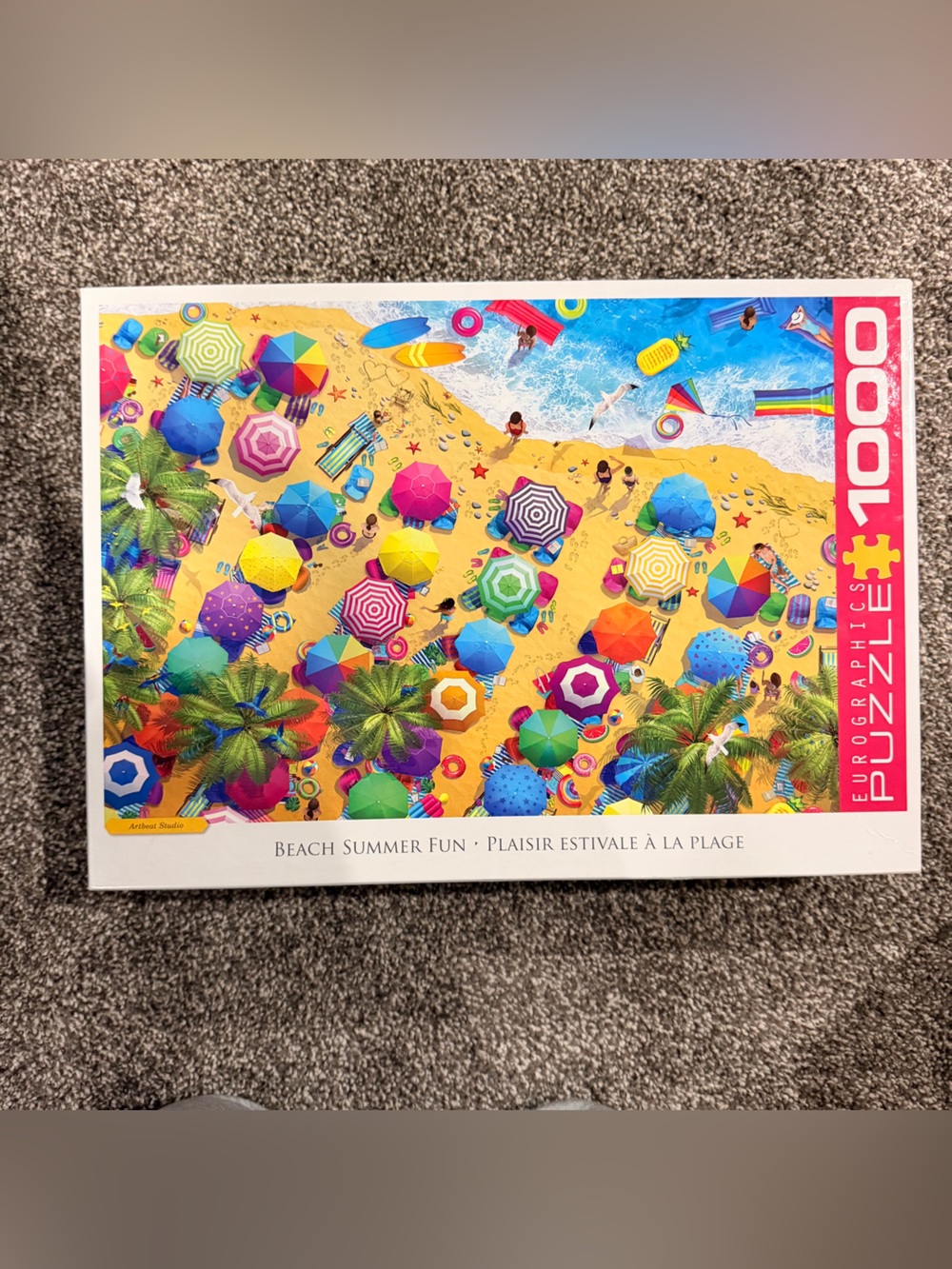 Eurographics Beach summer fun 1000 piece puzzle.
